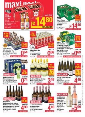 Titelbild des Prospekts von Maximarkt Wels / Ried / Vöcklabruck / Anif / Bruck