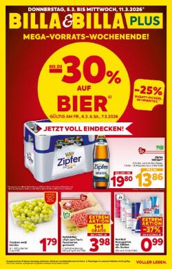 Titelbild des Prospekts von BILLA Tirol