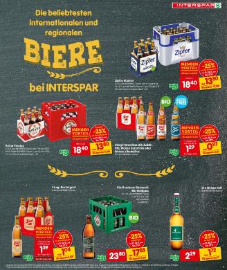 Titelbild des Prospekts von INTERSPAR SBG