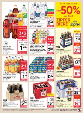 Titelbild des Prospekts von Maximarkt Bruck