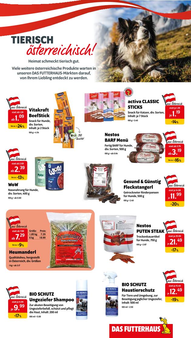 Prospekt von DAS FUTTERHAUS