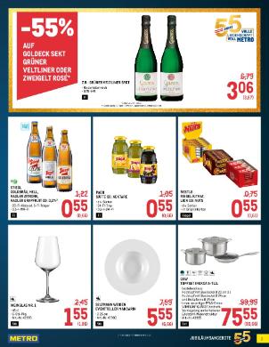 Titelbild des Prospekts von METRO JUBILÄUM