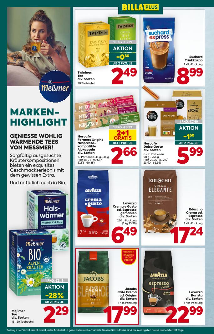 Prospekt von BILLA PLUS