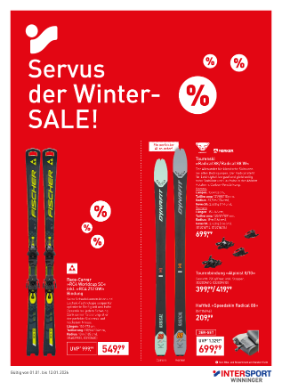 Titelbild des Prospekts von INTERSPORT Winninger