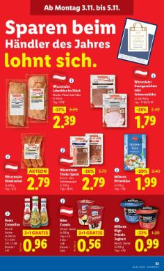 Titelbild des Prospekts von Lidl Österreich