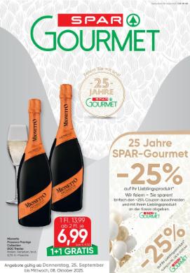 Titelbild des Prospekts von SPAR Gourmet