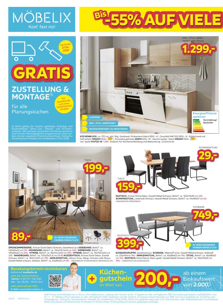 Prospekt von Möbelix