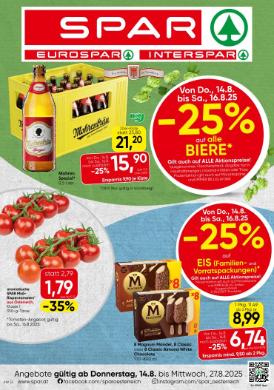 Titelbild des Prospekts von SPAR VBG