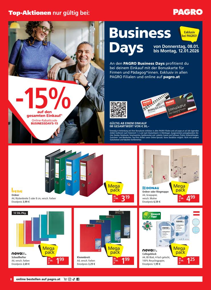 Prospekt von PAGRO & LIBRO