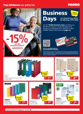 Titelbild des Prospekts von PAGRO & LIBRO