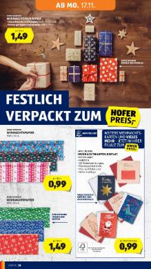 Titelbild des Prospekts von HOFER