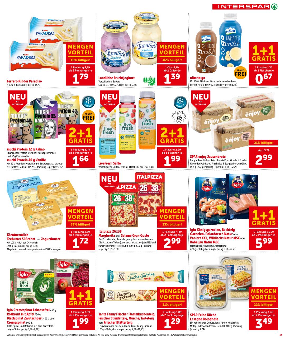 Prospekt von INTERSPAR