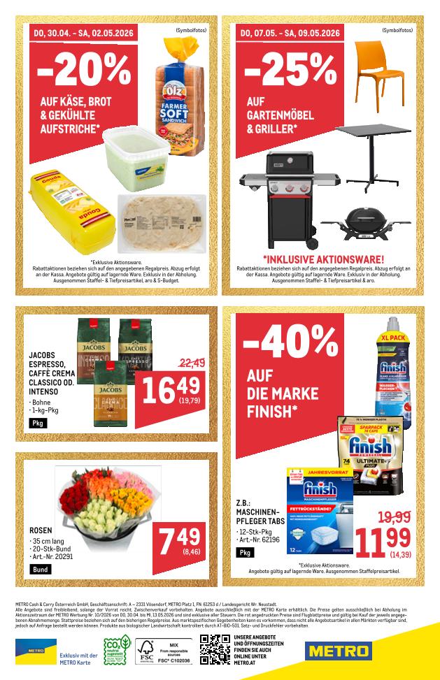 Prospekt von METRO