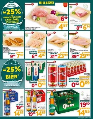 Titelbild des Prospekts von BILLA PLUS Niederösterreich