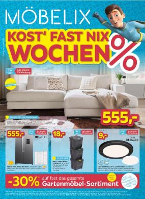 Titelbild des Prospekts von Möbelix Angebote