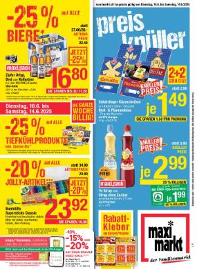 Titelbild des Prospekts von Maximarkt Linz / Haid