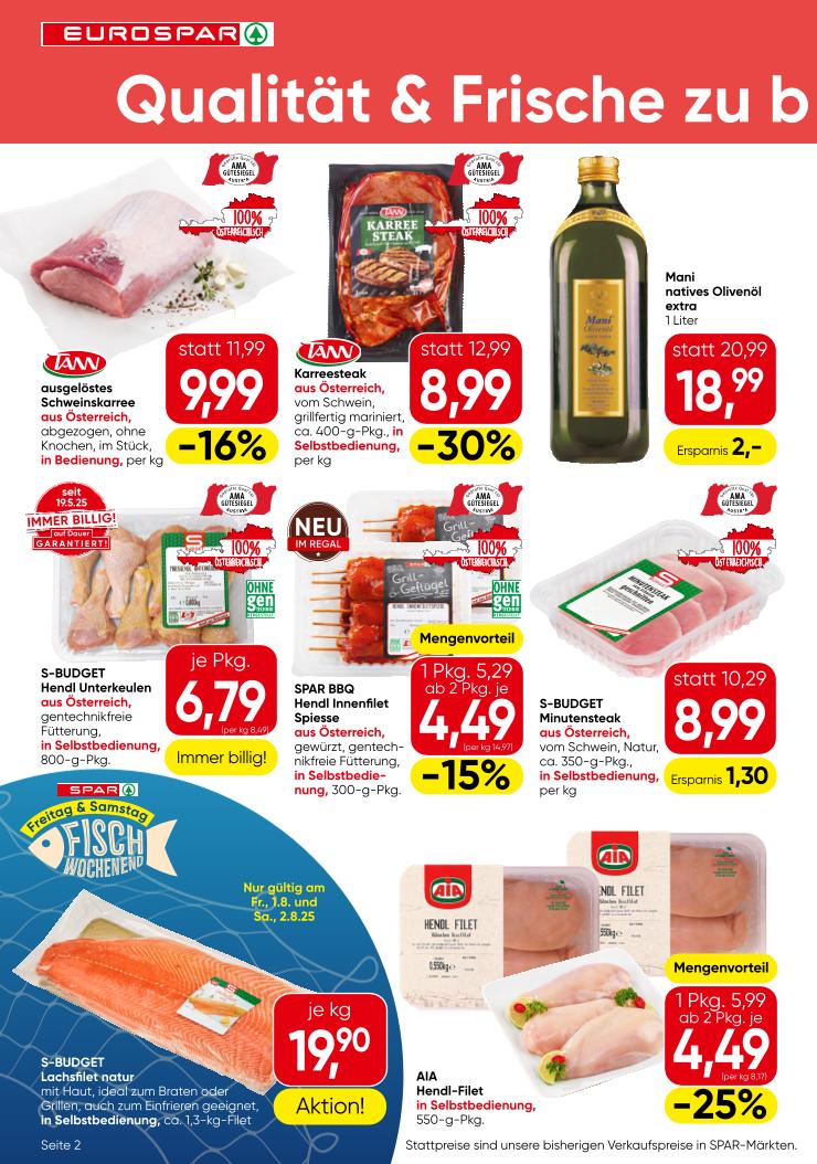 Prospekt von EUROSPAR