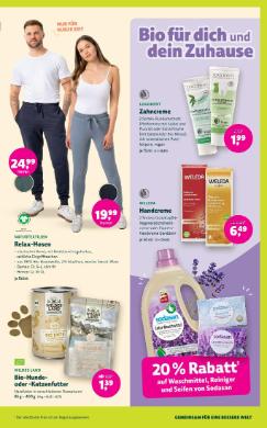 Titelbild des Prospekts von Denns BioMarkt