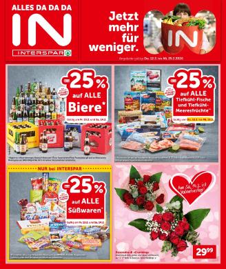 Titelbild des Prospekts von INTERSPAR SBG