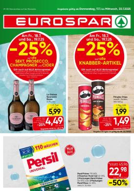 Titelbild des Prospekts von EUROSPAR TRL / SBG