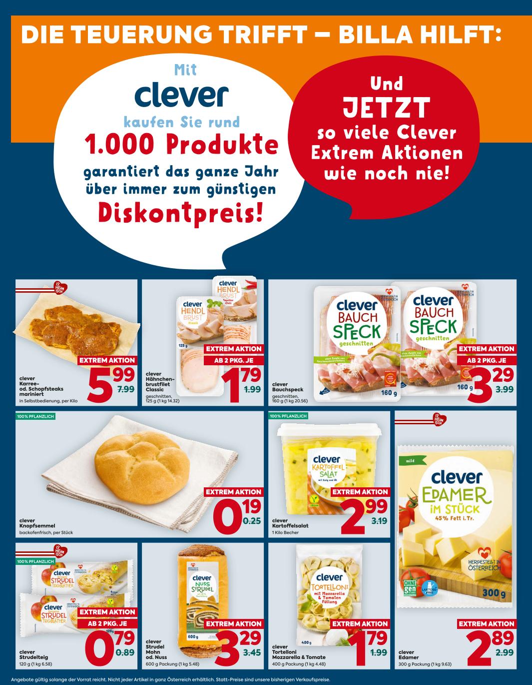 Prospekt von BILLA