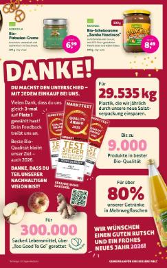 Titelbild des Prospekts von Denns BioMarkt