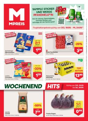Titelbild des Prospekts von MPREIS VBG