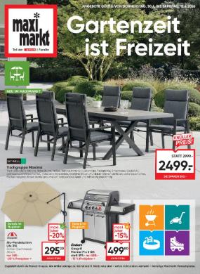 Titelbild des Prospekts von Maximarkt Gartenkatalog