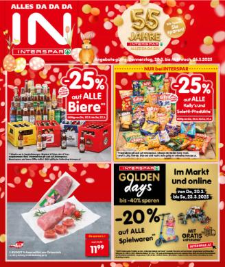 Titelbild des Prospekts von INTERSPAR SBG