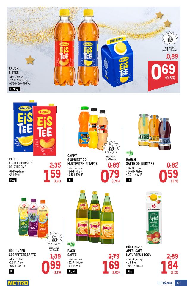 Prospekt von METRO