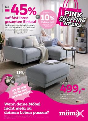 Titelbild des Prospekts von mömax