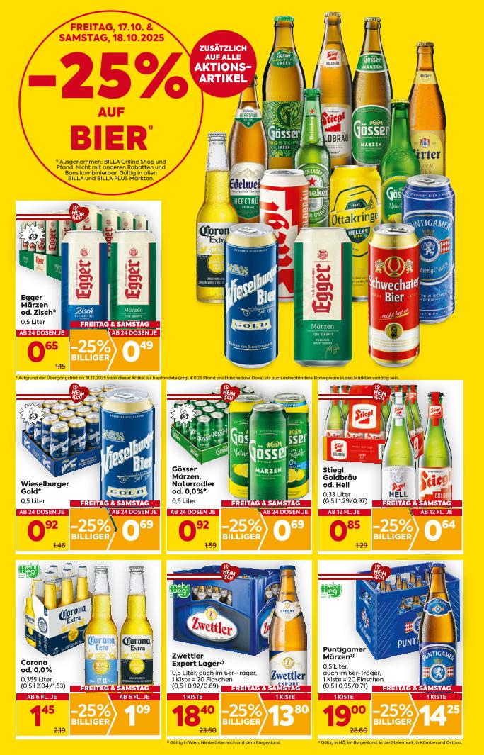 Prospekt von BILLA