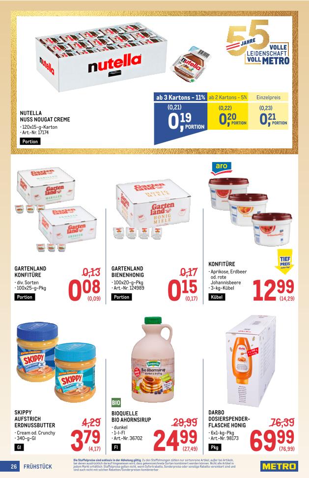 Prospekt von METRO