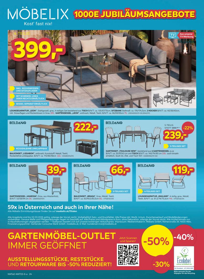 Prospekt von Möbelix