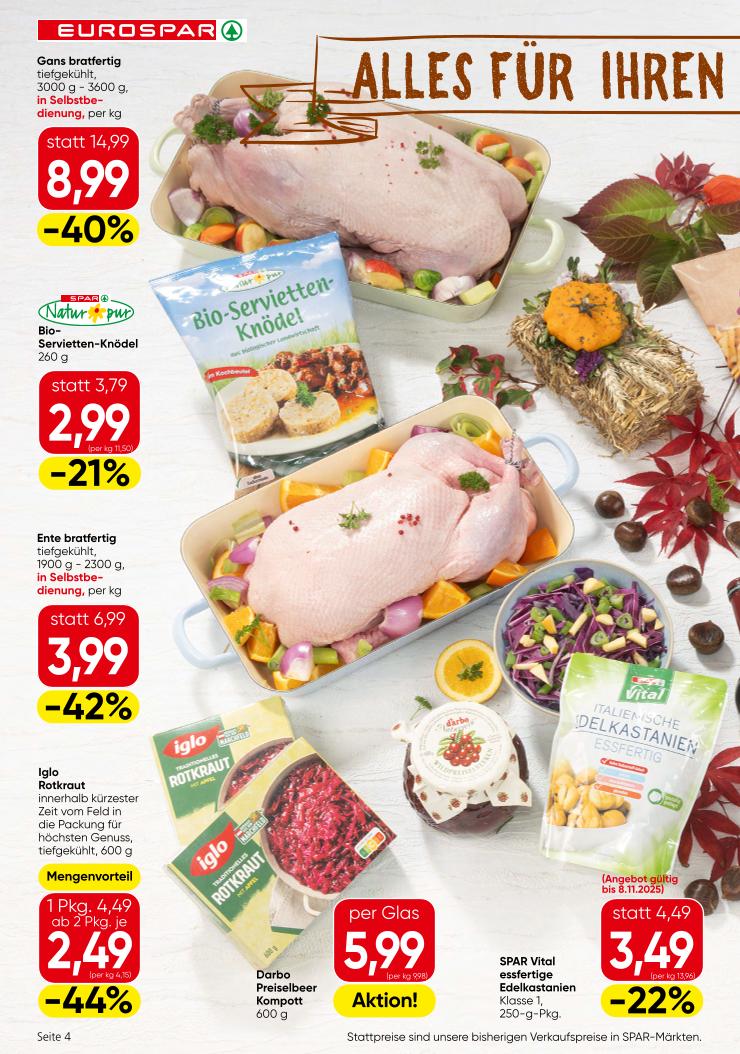 Prospekt von EUROSPAR