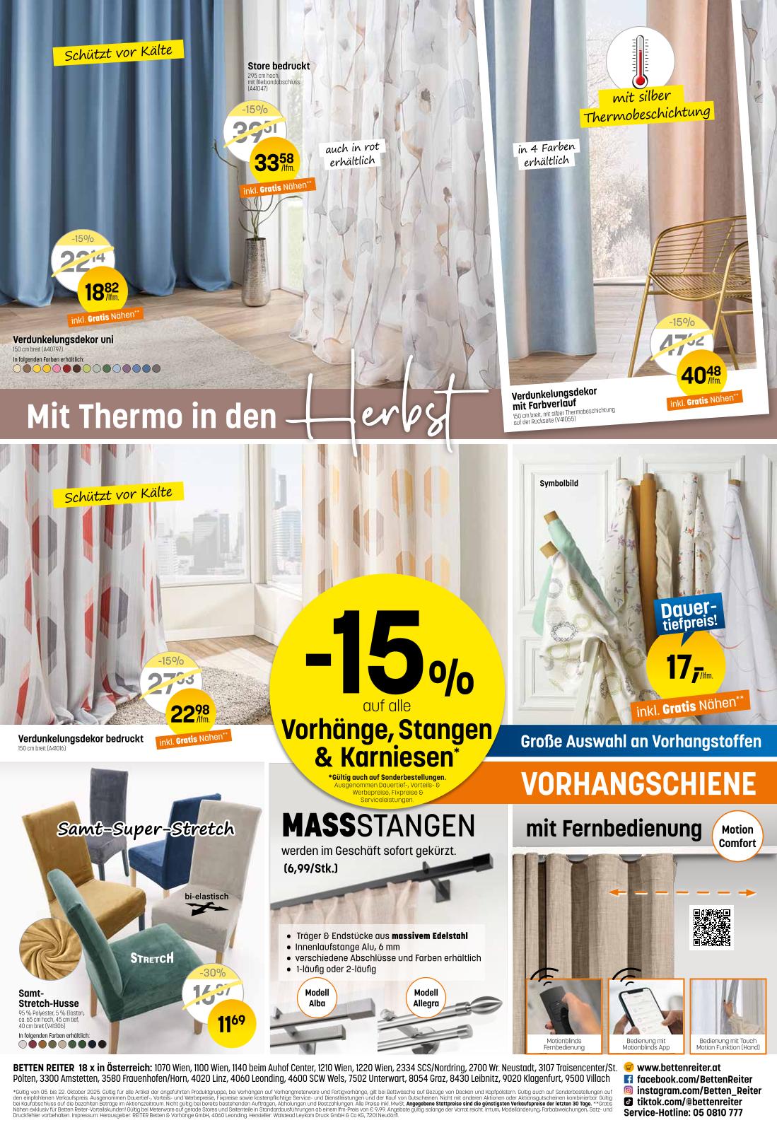 Prospekt von Betten Reiter