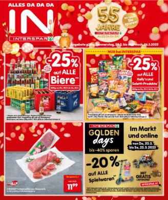 Titelbild des Prospekts von INTERSPAR NÖ