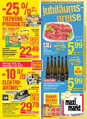 Titelbild des Prospekts von Maximarkt Ried
