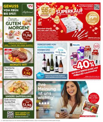 Titelbild des Prospekts von INTERSPAR KTN