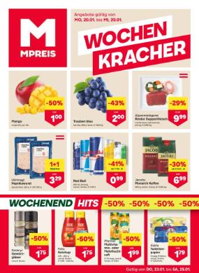 Titelbild des Prospekts von MPREIS SBG