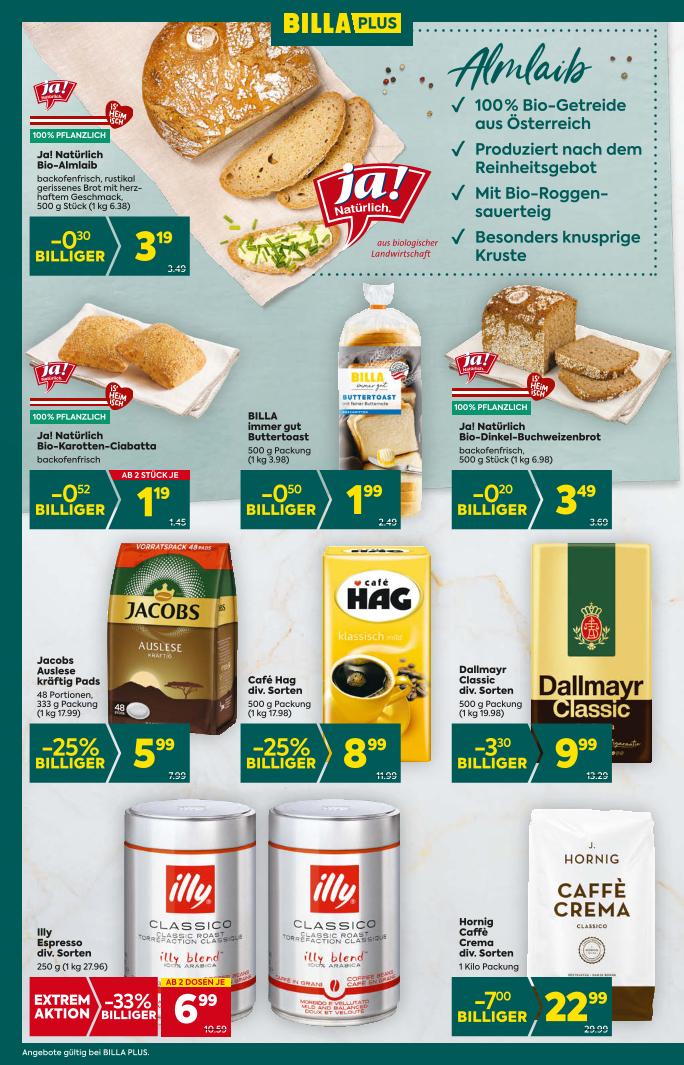 Prospekt von BILLA PLUS
