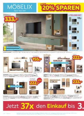 Titelbild des Prospekts von Möbelix