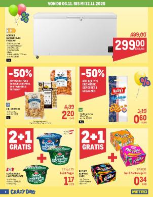 Titelbild des Prospekts von METRO CRAZY DAYS