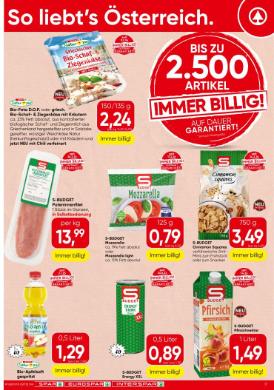 Titelbild des Prospekts von SPAR W / NOE / BGLD