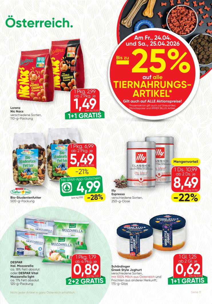 Prospekt von SPAR Gourmet