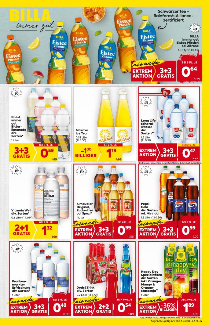 Prospekt von BILLA