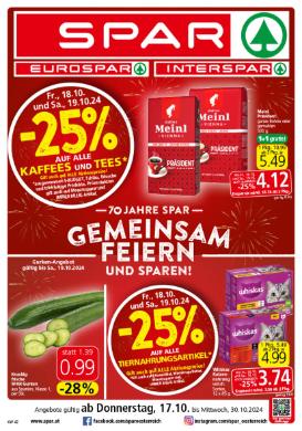 Titelbild des Prospekts von SPAR KTN