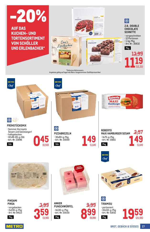 Prospekt von METRO