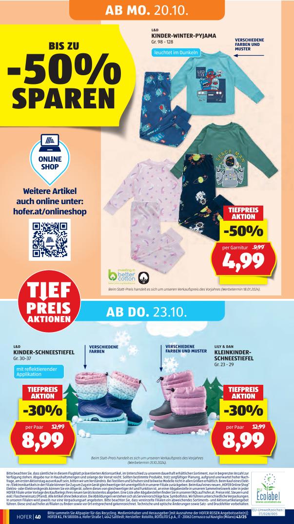 Prospekt von HOFER