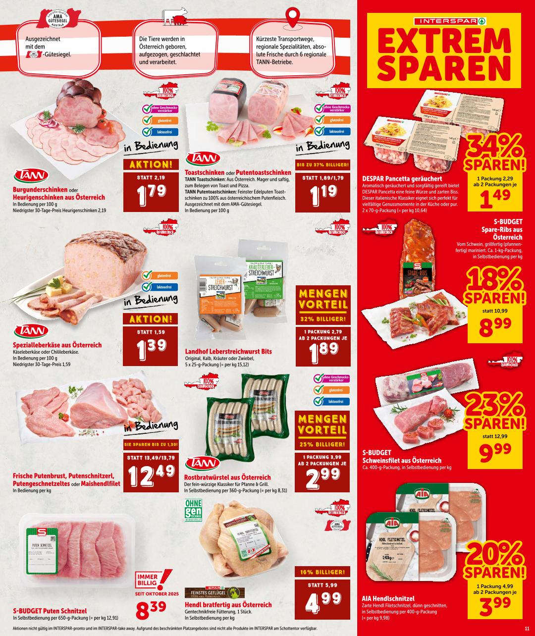 Prospekt von INTERSPAR